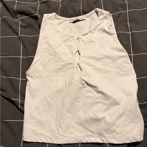 Stradivarius White Tank Top
